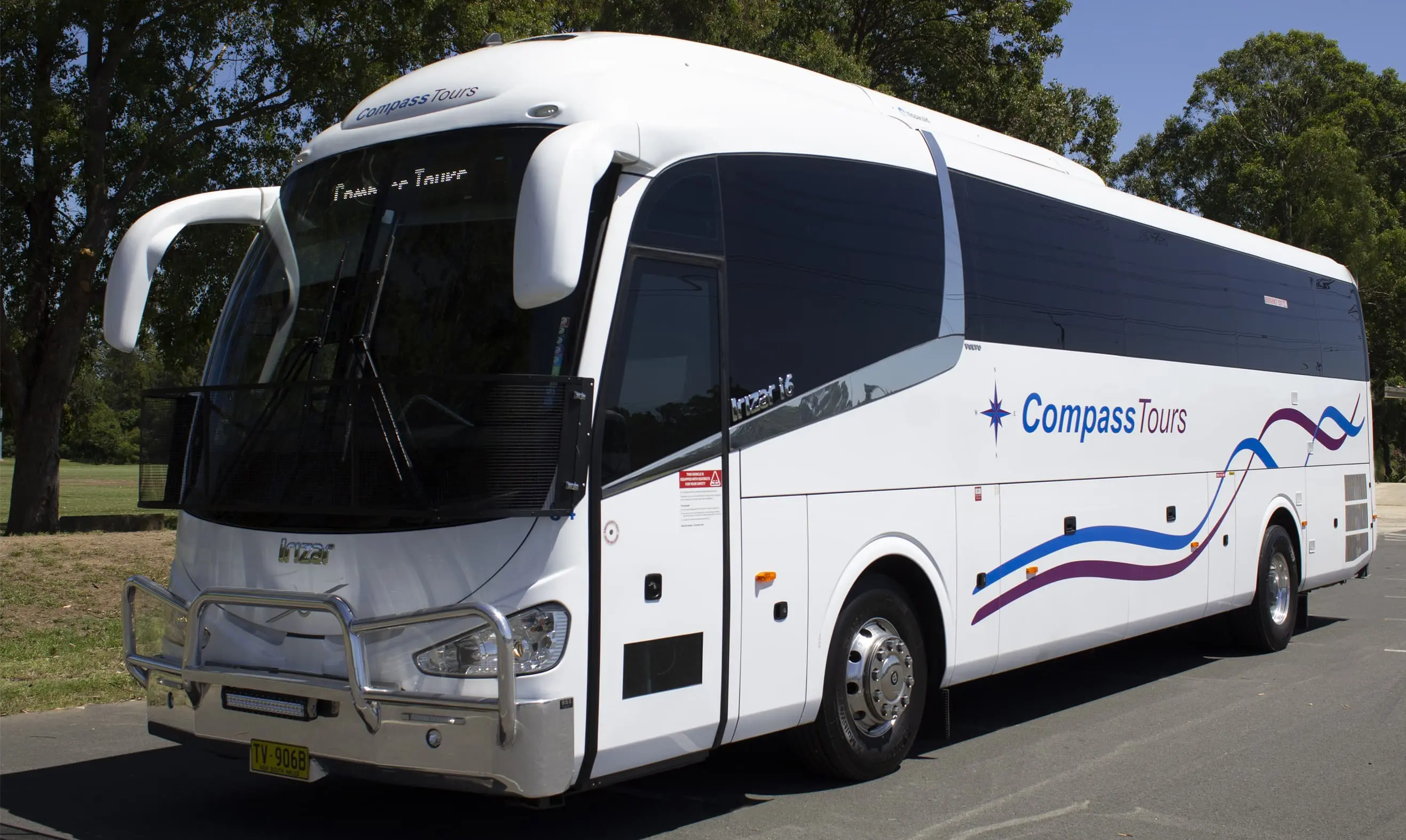 57 Seat Luxury Coach Outside