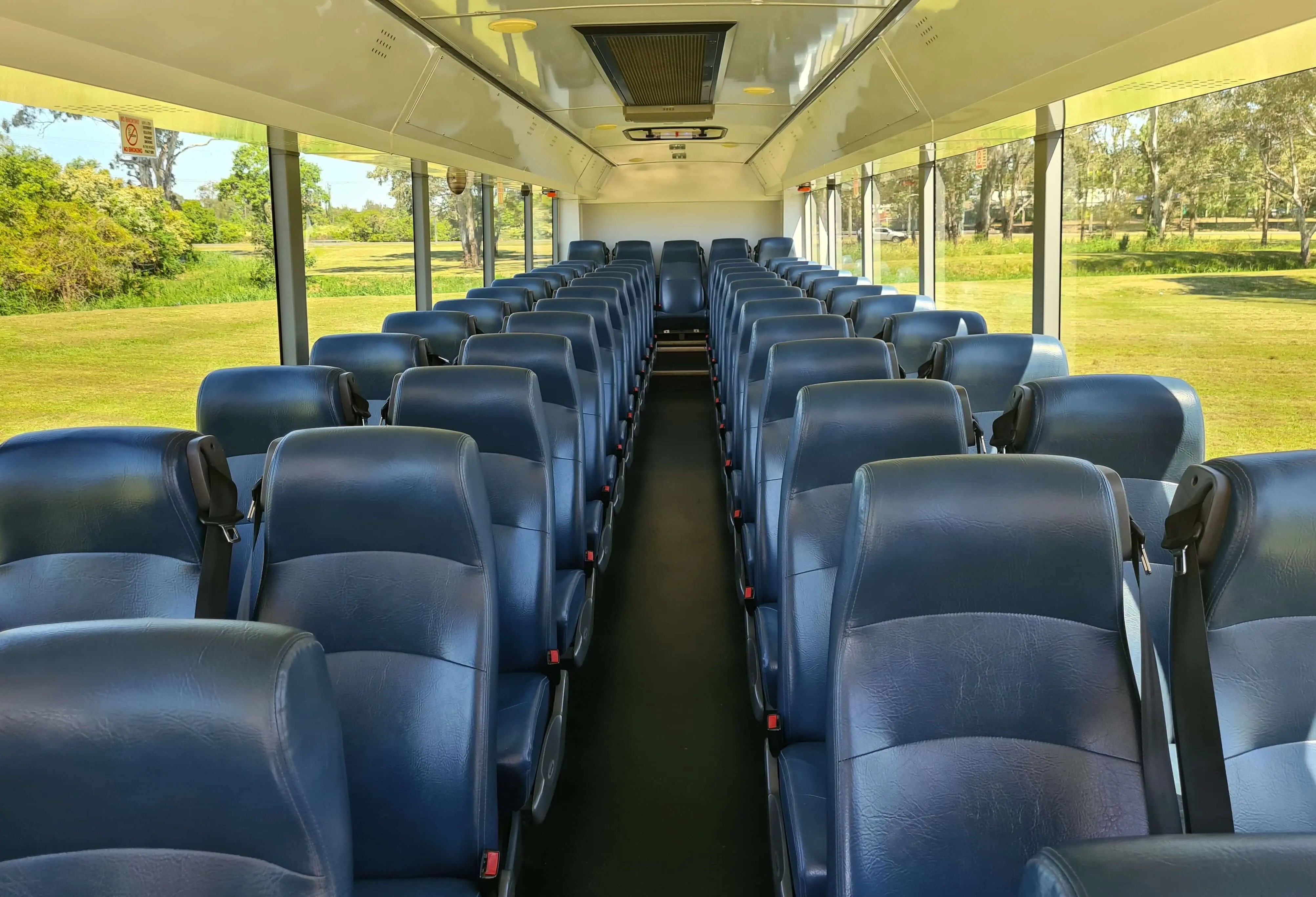 57 Seat Semi-Coach Exterior